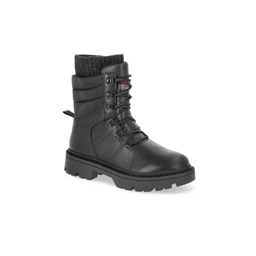 Ozark Trail Women's Lace Up Black Winter Snow Boots -20F Temp Waterproof Size 10